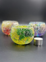 Mosaic Candle Holders - Matildas Crackle