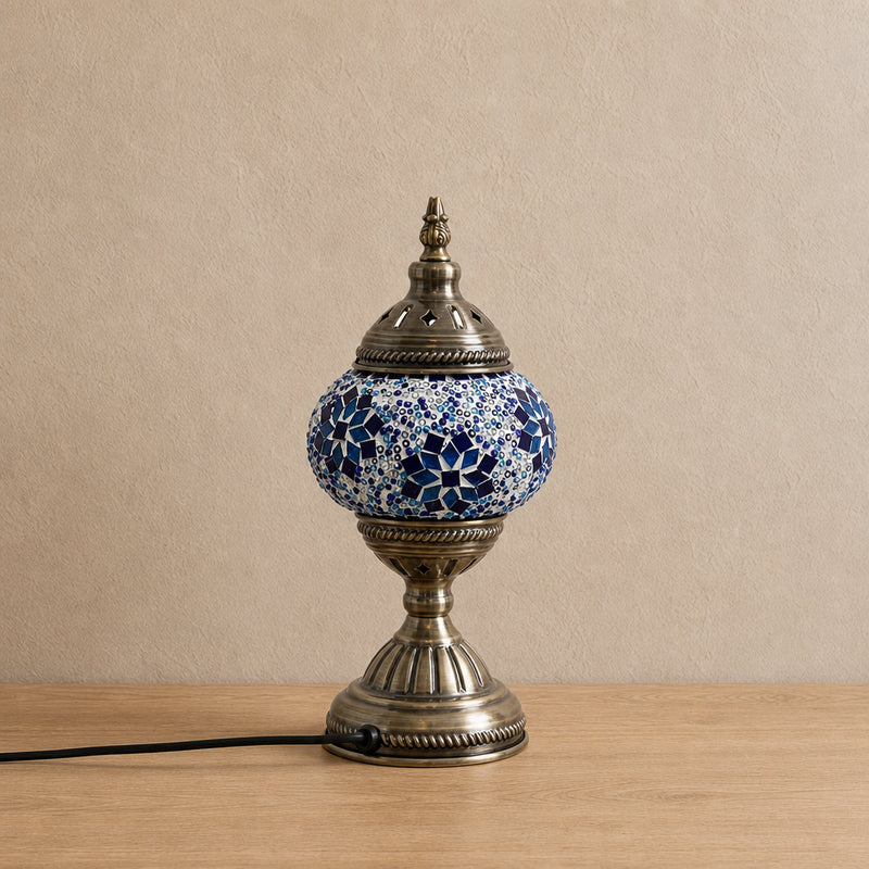 Table Lamps - Blue Flower