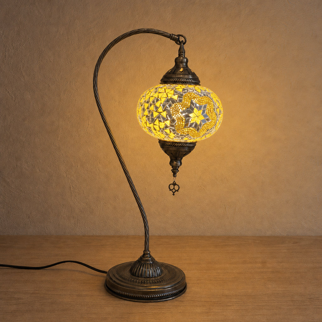 Large Swan Lamp - Yellow