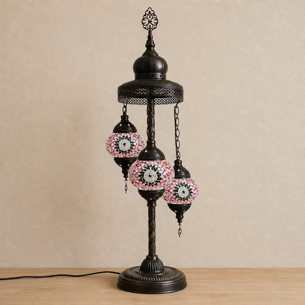 Turkish Floor Lamp with 3 Globes - VPX