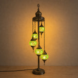 Turkish Floor Lamp with 5 Globes - FG