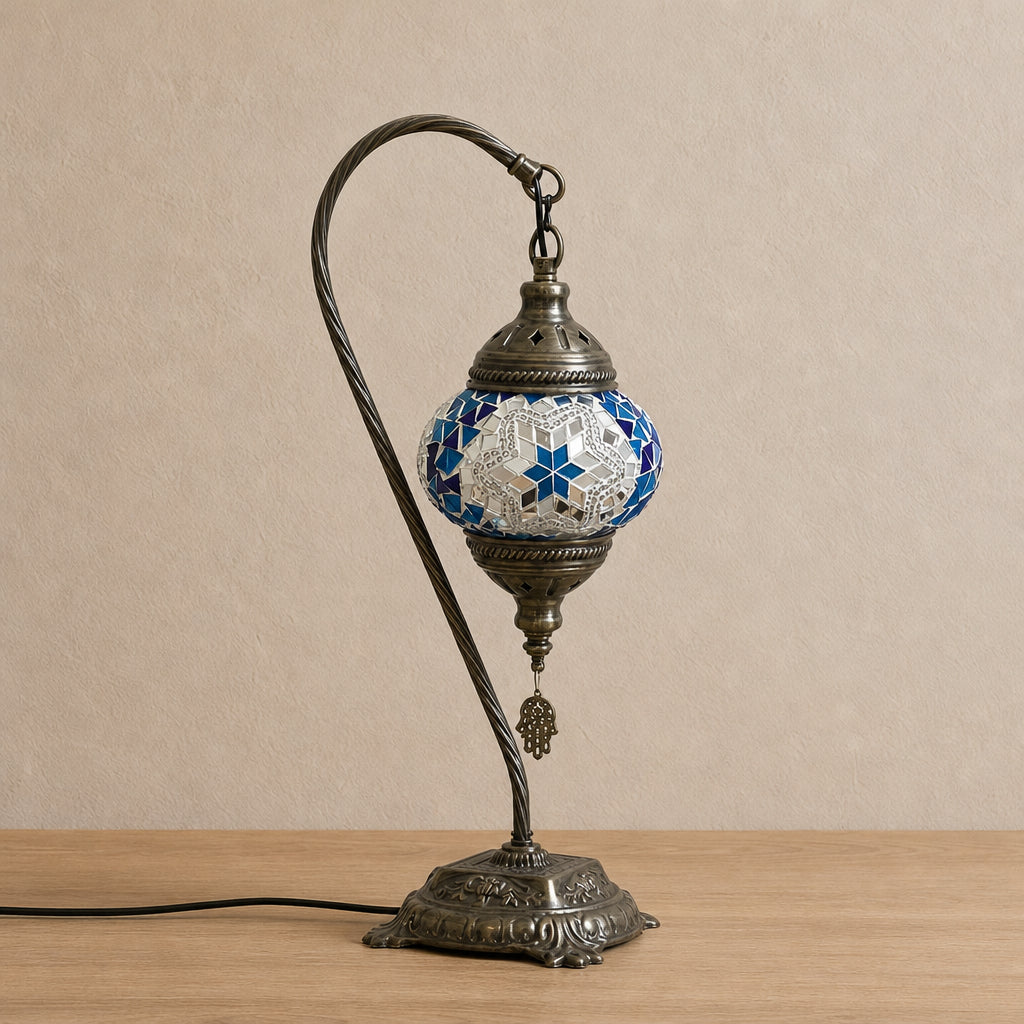 Swan Lamps - Blue Dream