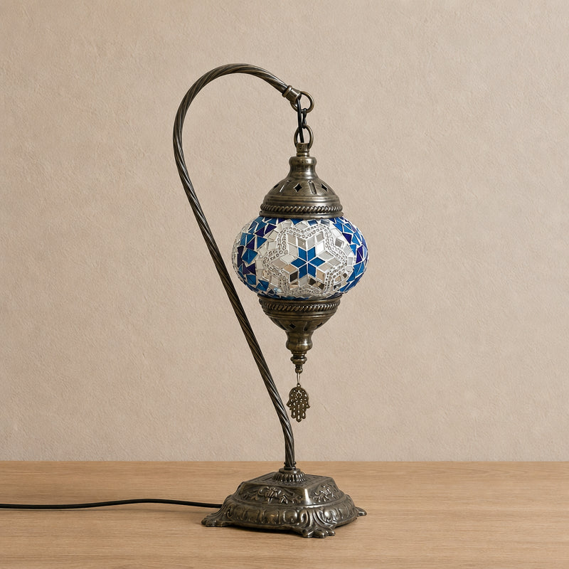 Swan Lamps - Blue Dream