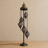 Turkish Floor Lamp with 5 Globes - FC