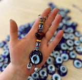 Evil Eye Keyring Heart Design