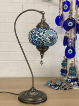 Large Swan Lamp- Turquoise
