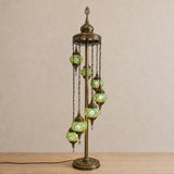 Turkish Floor Lamp with 7 Globes - FG