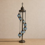 Turkish Floor Lamp with 7 Globes - SBW