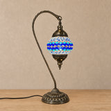 Swan Lamps Mosaics - Blue Triangle