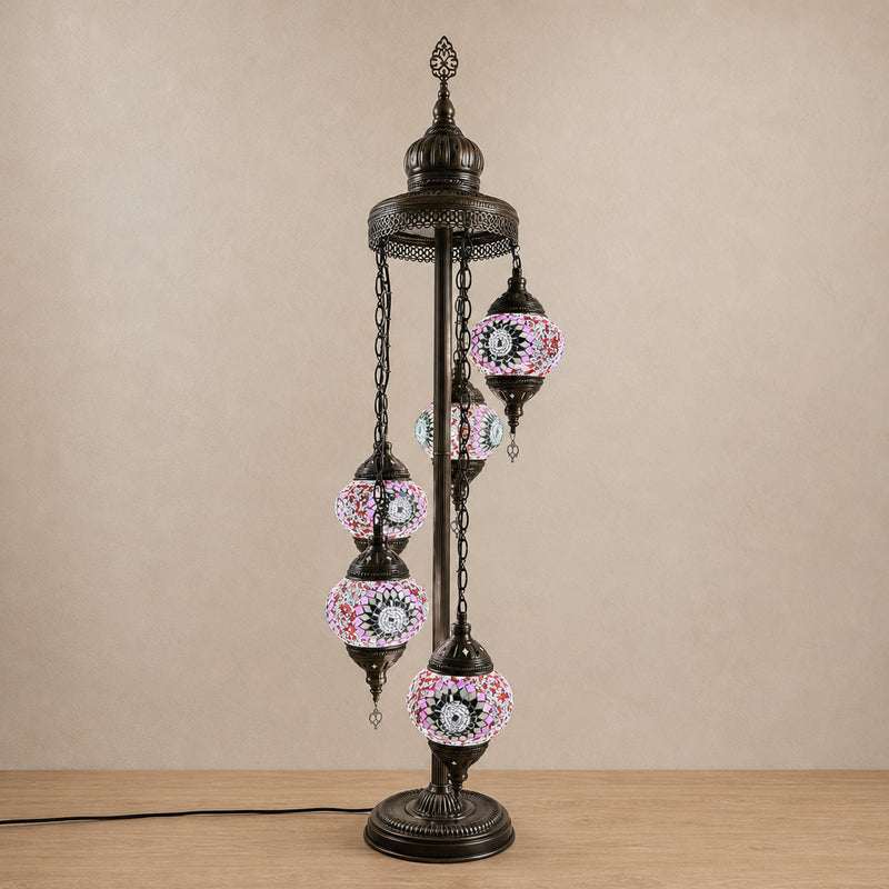 Turkish Floor Lamp with 5 Globes - VPX