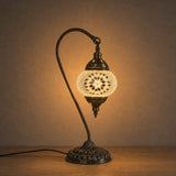 Swan Lamps Mosaics - White Mirror