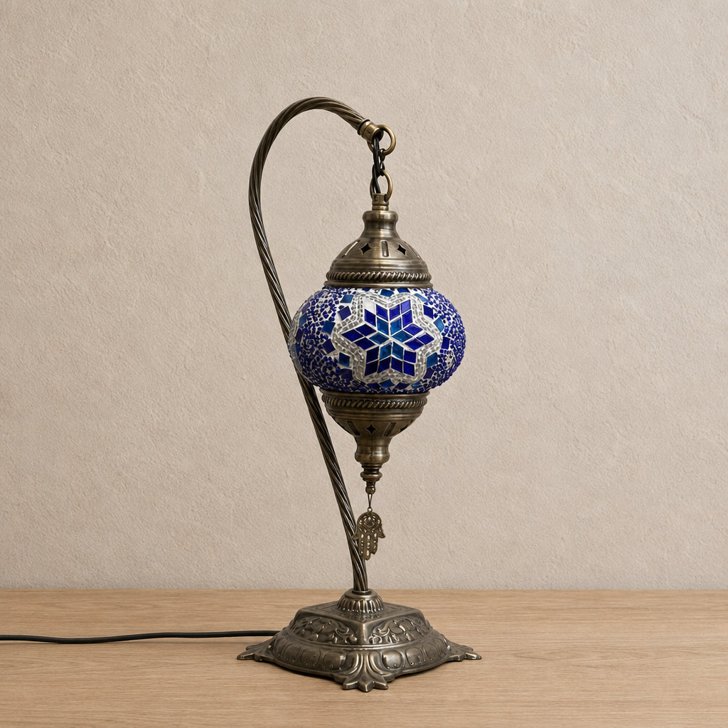 Swan Lamps - Blue Star