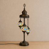 Turkish Floor Lamp with 3 Globes - RDM2
