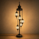 Turkish Floor Lamp with 5 Globes - M40