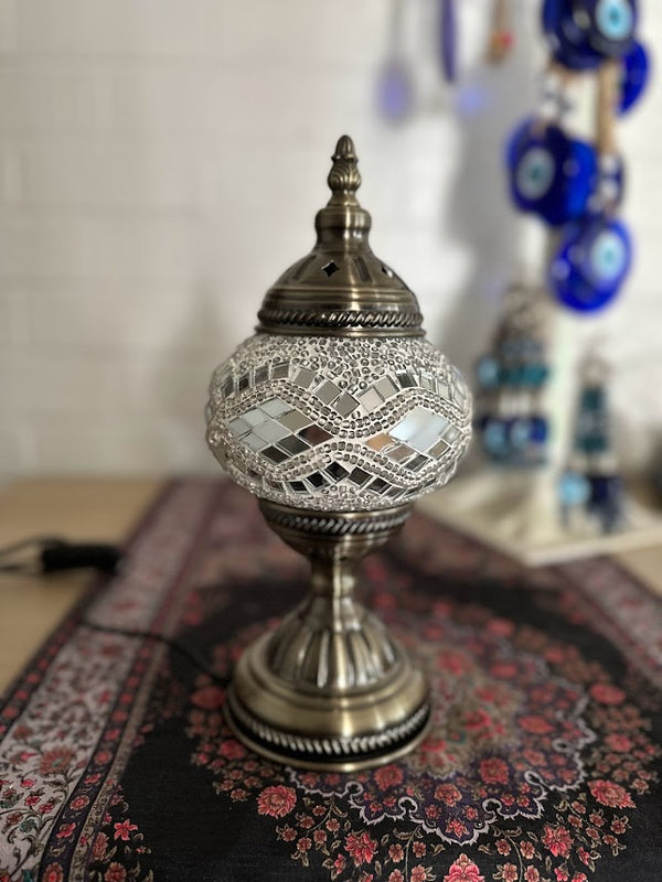 Table Lamps- White Diamond