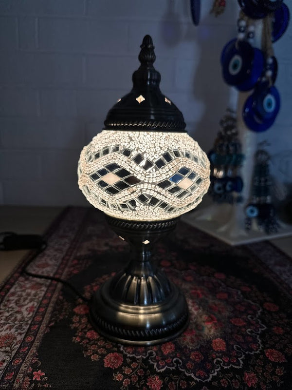 Table Lamps- White Diamond